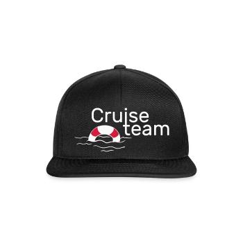 Cruiseteam - Snapback Cap - Schwarz/Schwarz - Vorne