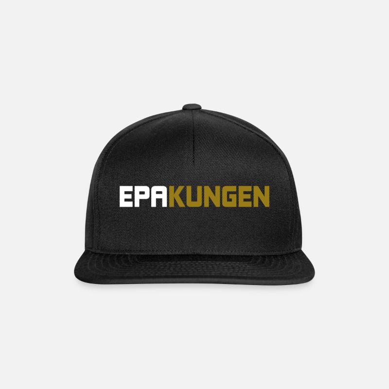 EPA KÖNIG - Snapback Cap - Schwarz/Schwarz