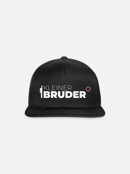 Kleiner Bruder - Snapback Cap - Schwarz/Schwarz
