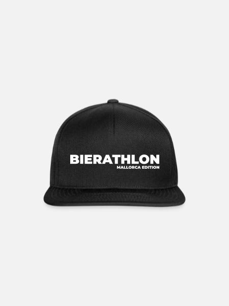 Bierathlon - Snapback Cap - Schwarz/Schwarz