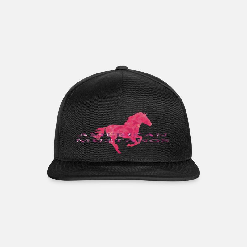 Cheval poney - Casquette snapback - noir/noir