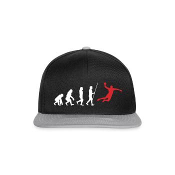 Handball Evolution - Snapback Cap - Schwarz/Grau - Vorne