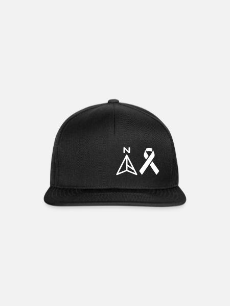 Bilderrätsel Nord + Schleife Rennstrecke Insider - Snapback Cap - Schwarz/Schwarz