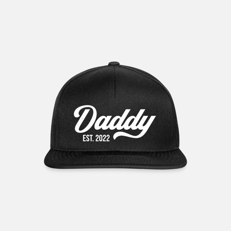 Daddy Est. 2022 - Snapback Cap - black/black