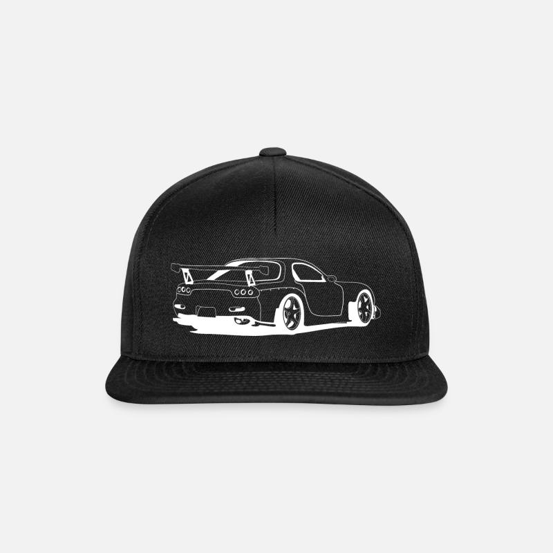 Midnight Turbo Drift Skyline - Snapback Cap - black/black