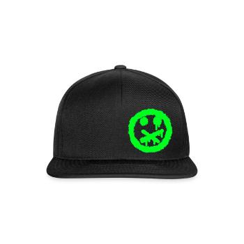 Smilie speech ban - Snapback Cap - black/black - Front
