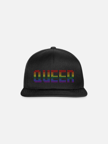 Queer Rainbow - Snapback Cap - Schwarz/Schwarz