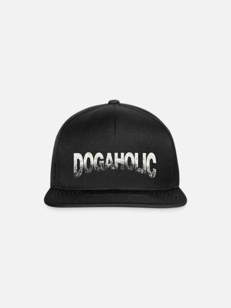 DOGAHOLIC IGP Mondioring Hundemotiv - Snapback Cap - Schwarz/Schwarz