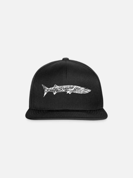 Barrakuda - Snapback Cap - Schwarz/Schwarz