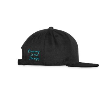 Le camping est ma thérapie 9 - Casquette snapback - noir/noir - Droite