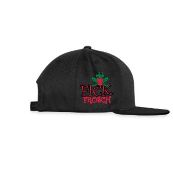 fickfrosch - Snapback Cap - Schwarz/Schwarz - Rechts