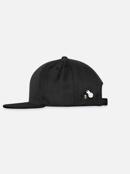 Clean - Snapback Cap - Schwarz/Schwarz
