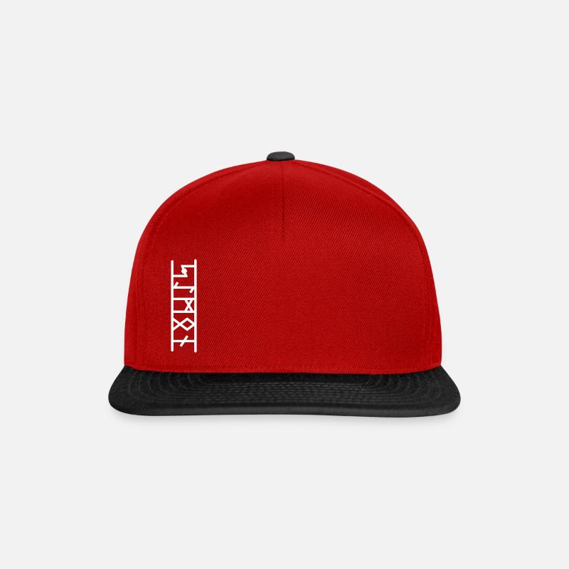 Simon - Snapback Cap - red/black