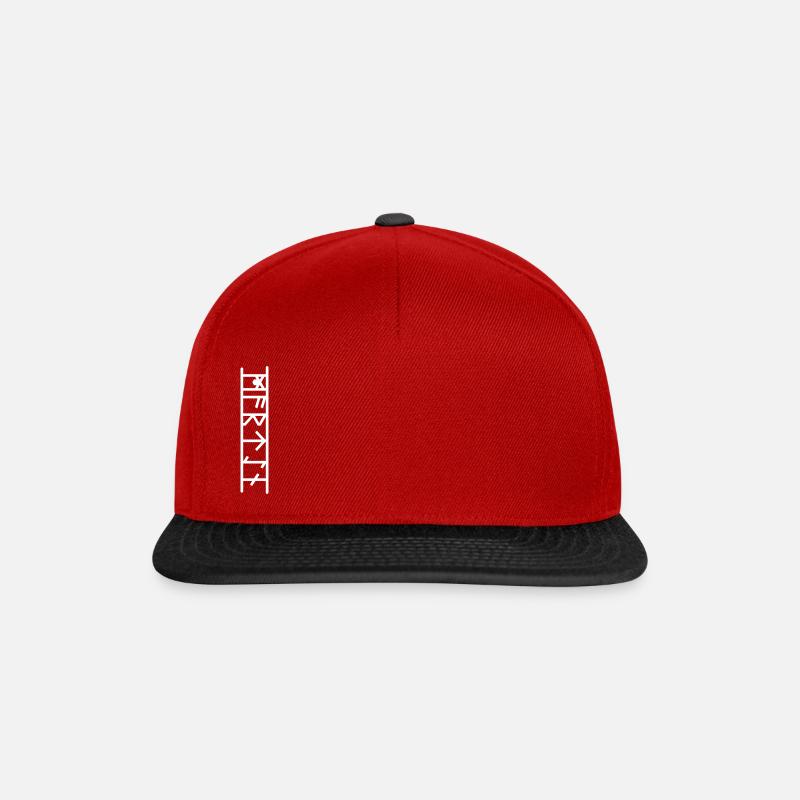 Martin - Snapback Cap - Rot/Schwarz