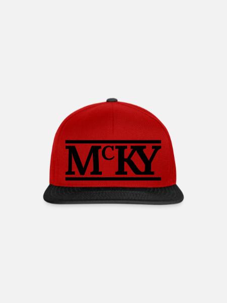 McKY Logo - Snapback Cap - red/black