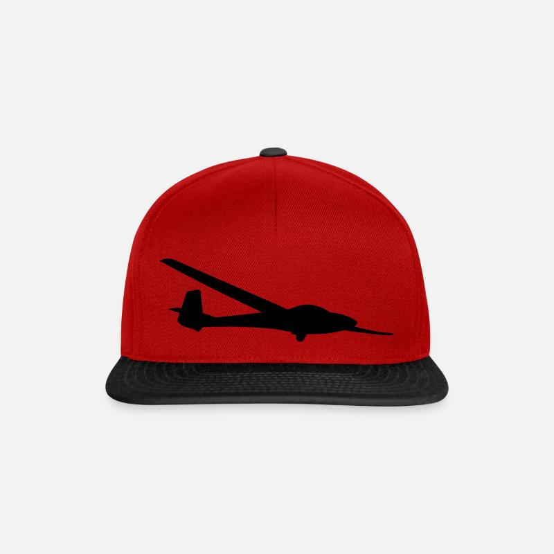 planeurs libelle Planeurs planeurs - Casquette snapback - rouge/noir