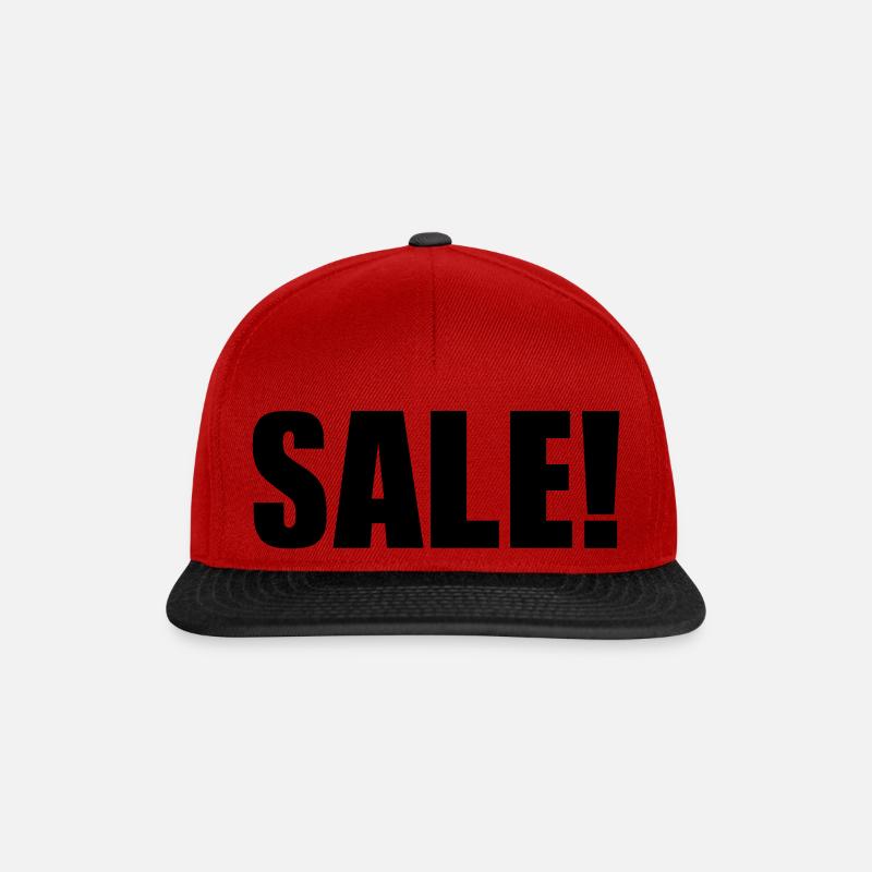 Sale 1c - Snapback Cap - red/black