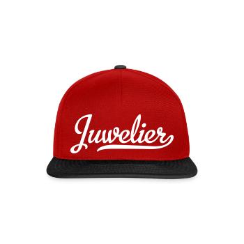 Juwelier - Snapback Cap - Rot/Schwarz - Vorne