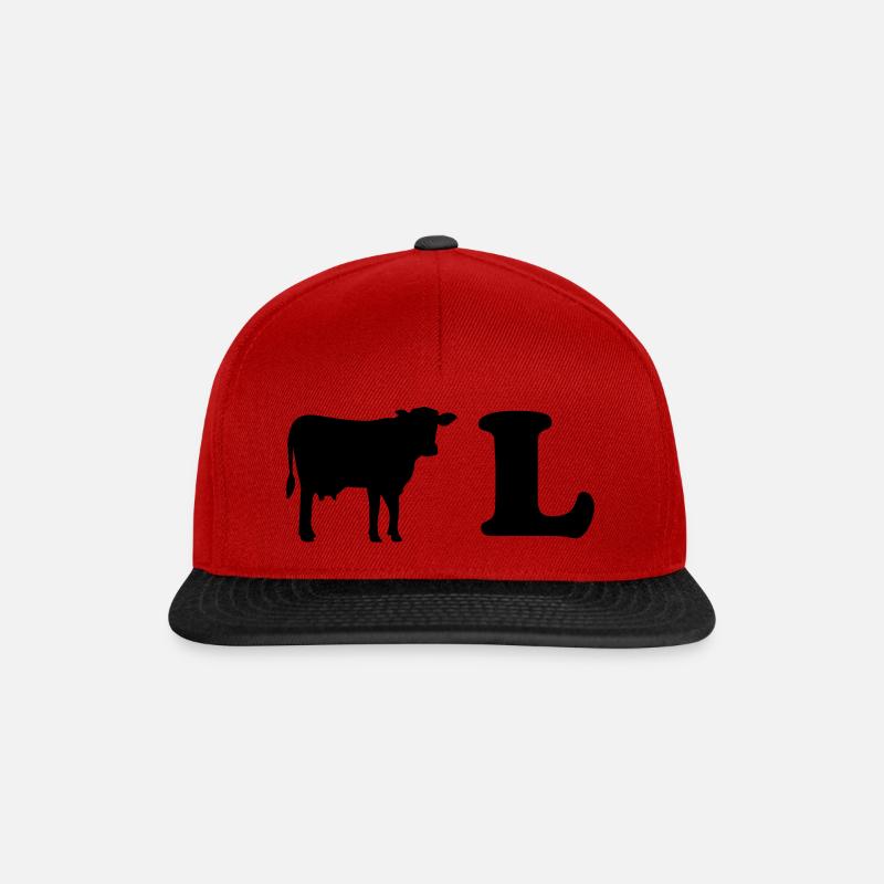 COOL - Snapback Cap - Rot/Schwarz