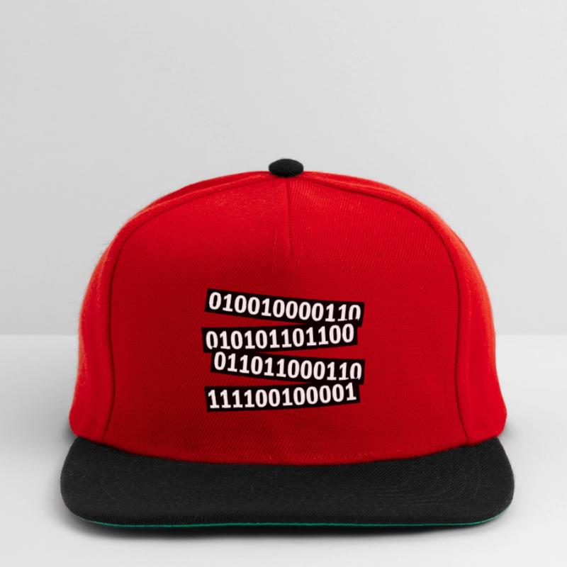 Langage de programme de code binaire Casquette snapback