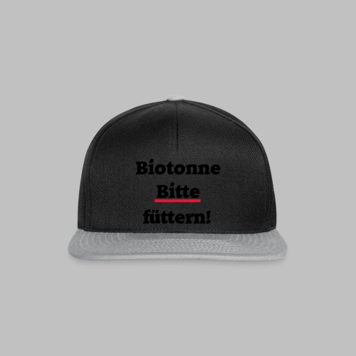 Biotonne - Bitte füttern! - Snapback Cap