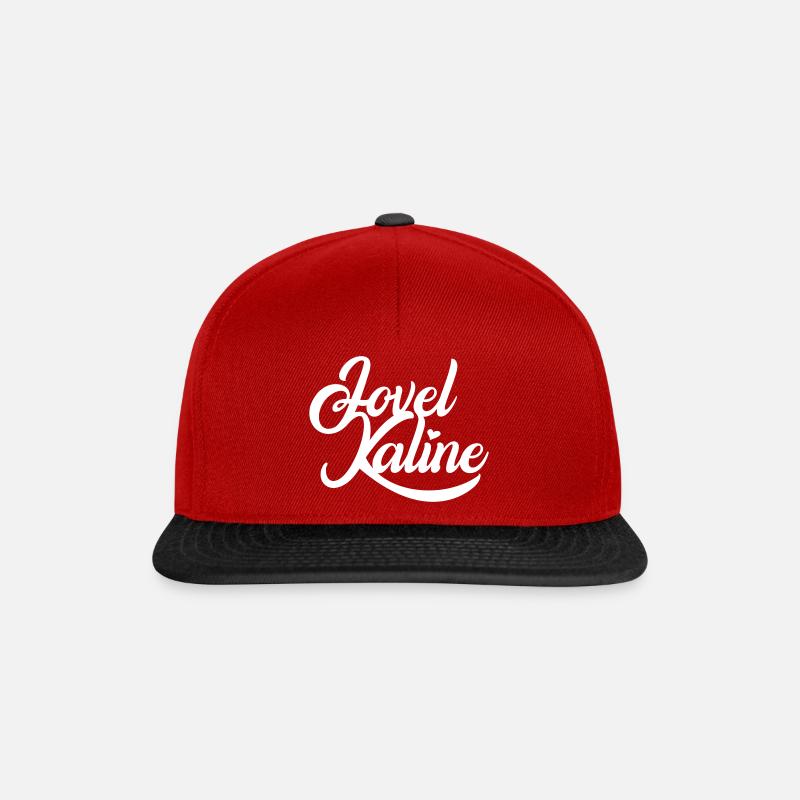 Jovel Kaline white - Snapback Cap - red/black