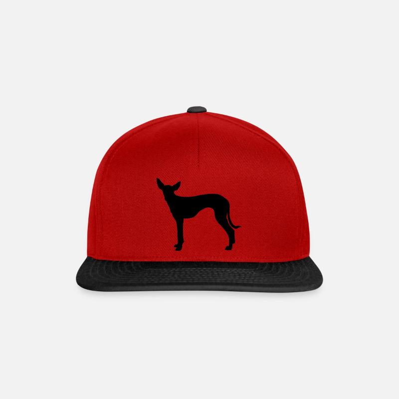sideview Podenco - Snapback Cap - Rot/Schwarz