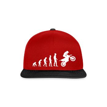 Affe Evolution motocross - Snapback Cap - Rot/Schwarz - Vorne