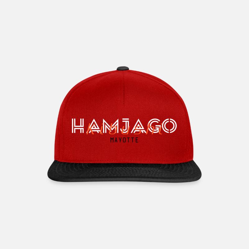 Hamjago1 - Snapback Cap - Rot/Schwarz
