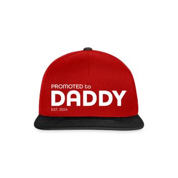 PTD2024 - Snapback Cap - Rot/Schwarz - Vorne