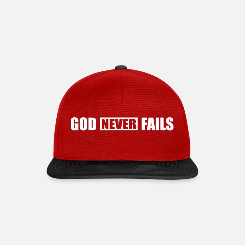 Christian Proverbs - Snapback Cap - red/black