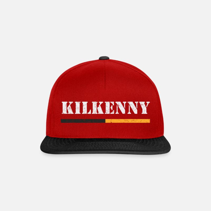 Kilkenny - Snapback Cap - Rot/Schwarz