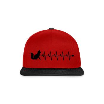 Fuchs - Snapback Cap - Rot/Schwarz - Vorne