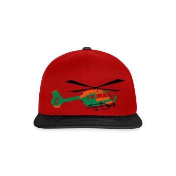 H145SAR4 - Snapback Cap - red/black - Front