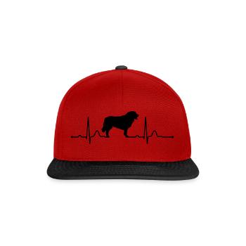 rythme cardiaque du rythme cardiaque LANDSEER - Casquette snapback - rouge/noir - Devant