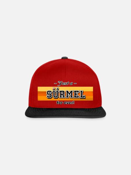 Just a "Sürmel" for ever - Snapback Cap - Rot/Schwarz