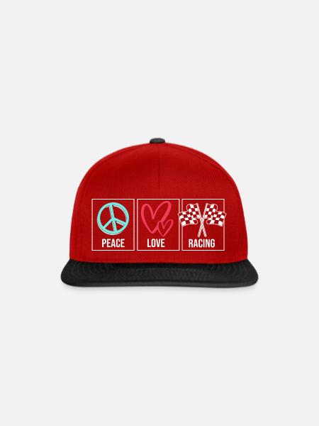 Drag Race - Snapback Cap - Rot/Schwarz