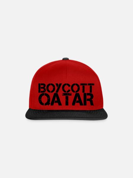 WM Katar - Snapback Cap - Rot/Schwarz