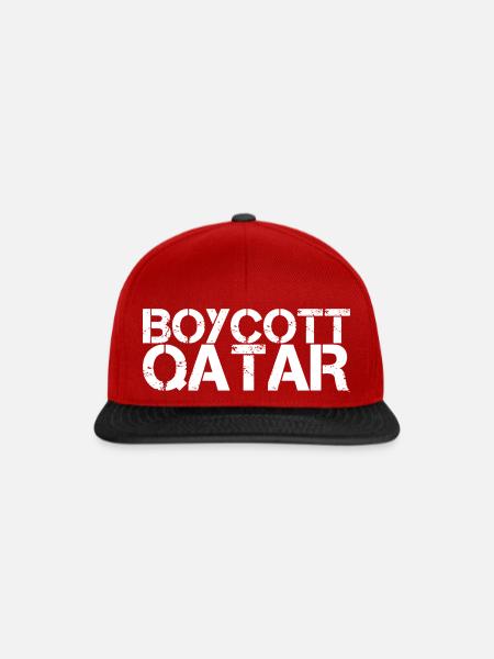 WM Katar - Snapback Cap - Rot/Schwarz