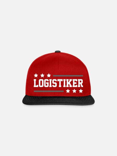Logistiker Beruf - Snapback Cap - Rot/Schwarz