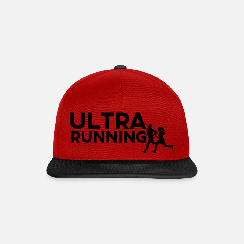 Ultra Running - Snapback Cap - Rot/Schwarz