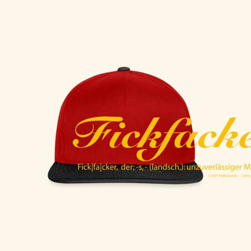 Fickfacker - Snapback Cap