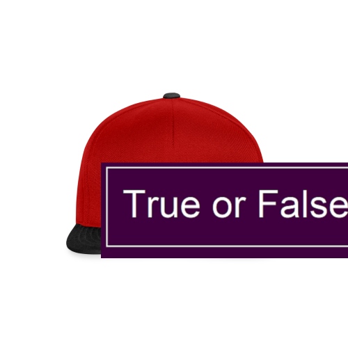 True or False? - Snapback Cap