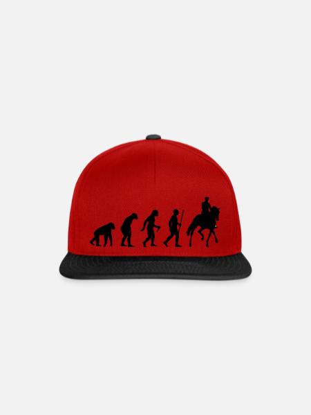 Evolution Dressage Rider - Snapback Cap - red/black