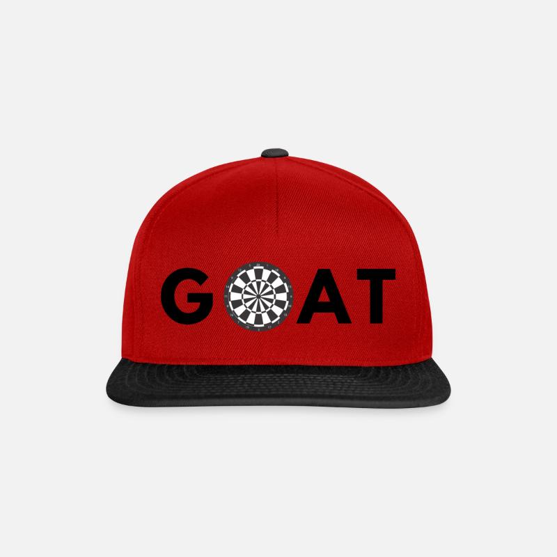 Fléchettes CHÈVRE Fléchettes CHÈVRE - Casquette snapback - rouge/noir