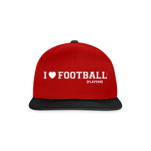 Ik hou van Foorball-spelers - Snapback cap