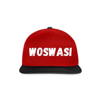 Woswasi - Snapback Cap - Rot/Schwarz - Vorne