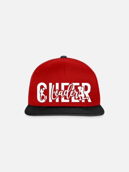 Cheerleader - Snapback Cap - Rot/Schwarz