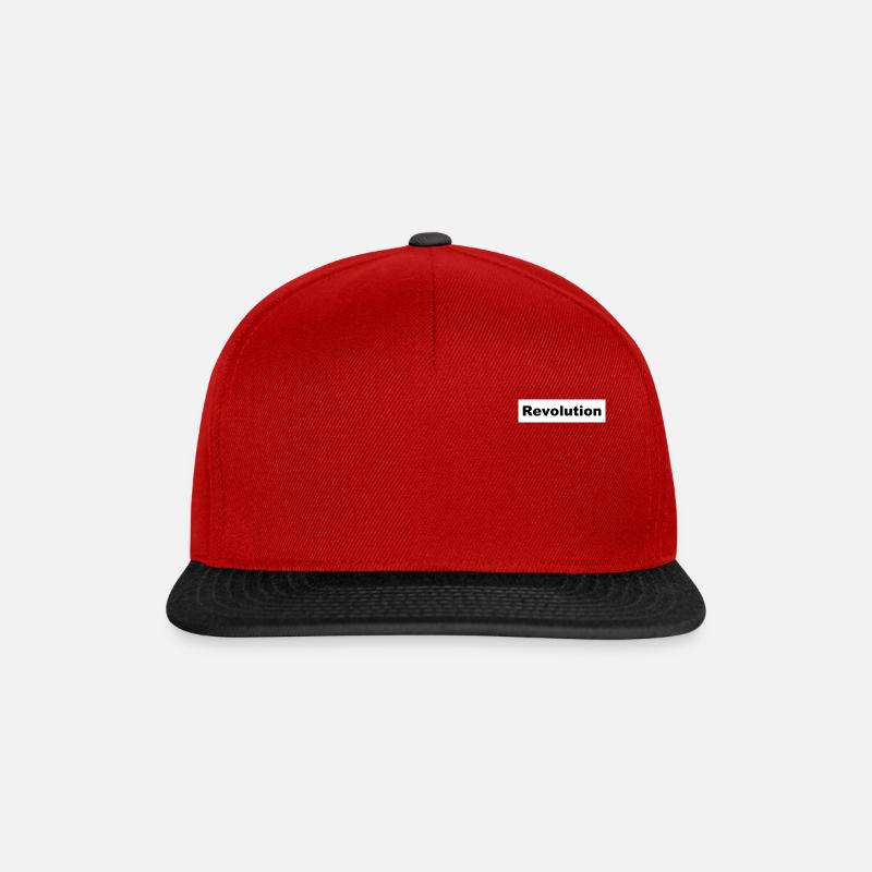 Revolution - Snapback Cap - Rot/Schwarz