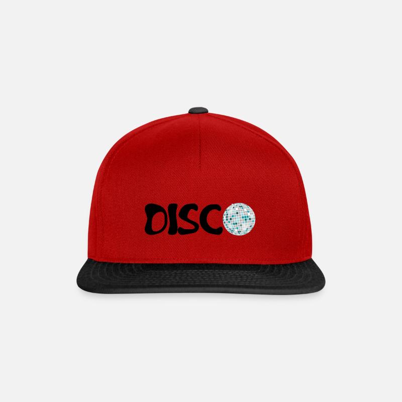 disco - Casquette snapback - rouge/noir